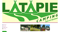 Desktop Screenshot of campinglatapie.com